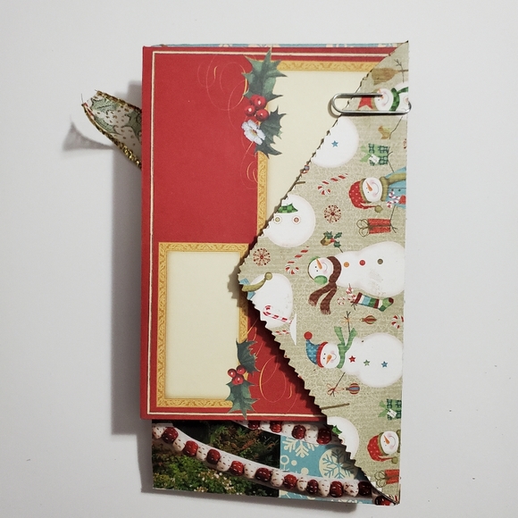 🎄 HAND CRAFTED collage Christmas envelope wallet card holder - Picture 8 of 8